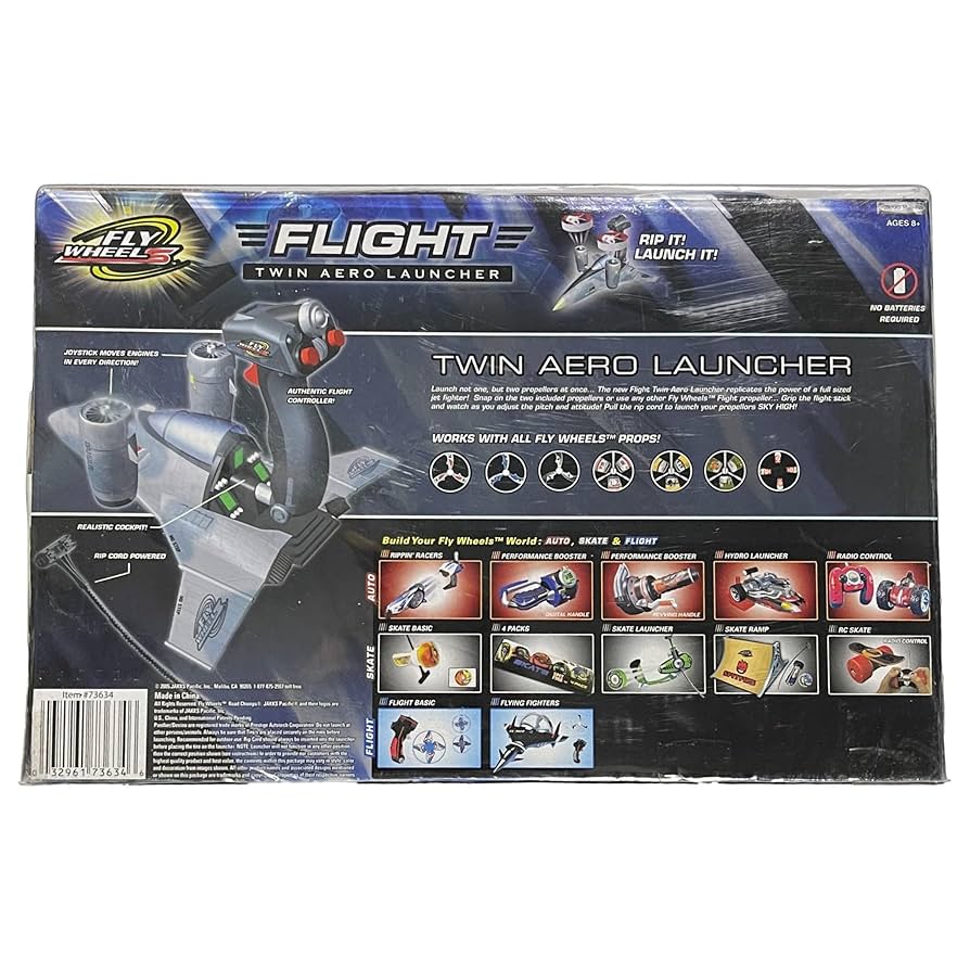Amazon.com: Fly Wheels Twin Aero Launcher : Toys & Games